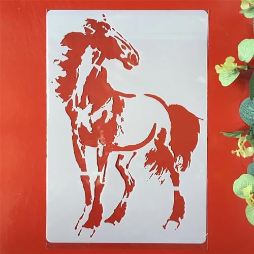 Schablonen zum Malen, 26 x 18 cm, Motiv: Westerndrache, Kunst, Schablonen zum Basteln, wiederverwendbar, Schichtvorlagen-Set, Farbe auf Holz, Wand, Leinwand, Stil D Schablonen zum Malen, 26 x 18 cm, Motiv: Westerndrache, Kunst, Schablonen zum Basteln, wiederverwendbar, Schichtvorlagen-Set, Farbe auf Holz, Wand, Leinwand, Stil D von DAOTUNGWDHUO