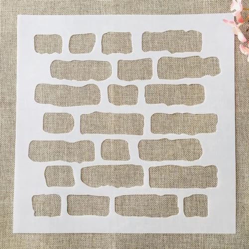 Schablonen zum Malen, 30 x 30 cm, wiederverwendbare Schablonen für Ziegel, Wand, Stoff, Felsen, Leinwand, Möbel, DIY-Kunstprojekte Schablonen zum Malen, 30 x 30 cm, wiederverwendbare Schablonen für Ziegel, Wand, Stoff, Felsen, Leinwand, Möbel, DIY-Kunstprojekte von DAOTUNGWDHUO