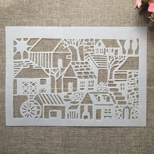 Schablonen zum Malen, A4, 29 cm, Engelsflügel, Kunstschablonen zum Basteln, wiederverwendbar, Schichtvorlagen-Set, Farbe auf Holz, Wand, Leinwand, Stil H Schablonen zum Malen, A4, 29 cm, Engelsflügel, Kunstschablonen zum Basteln, wiederverwendbar, Schichtvorlagen-Set, Farbe auf Holz, Wand, Leinwand, Stil H von DAOTUNGWDHUO
