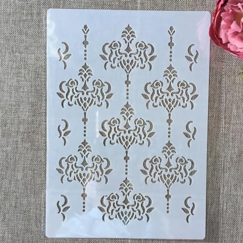 Schablonen zum Malen, A4, 29 cm, Totem-Linie, Textur, Kunstschablonen zum Basteln, wiederverwendbar, Schichtvorlagen-Set, Farbe auf Holz, Wand, Leinwand Schablonen zum Malen, A4, 29 cm, Totem-Linie, Textur, Kunstschablonen zum Basteln, wiederverwendbar, Schichtvorlagen-Set, Farbe auf Holz, Wand, Leinwand von DAOTUNGWDHUO