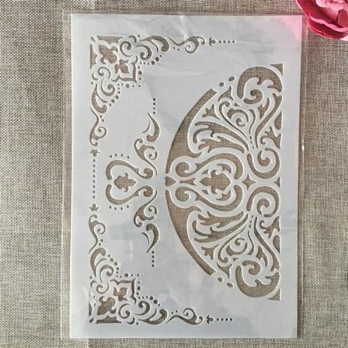Schablonen zum Malen, A4, 29 cm, Vintage, halbrund, Totem-Kunst-Schablonen zum Basteln, wiederverwendbar, Schichtvorlagen-Set, Farbe auf Holz, Wand, Leinwand Schablonen zum Malen, A4, 29 cm, Vintage, halbrund, Totem-Kunst-Schablonen zum Basteln, wiederverwendbar, Schichtvorlagen-Set, Farbe auf Holz, Wand, Leinwand von DAOTUNGWDHUO
