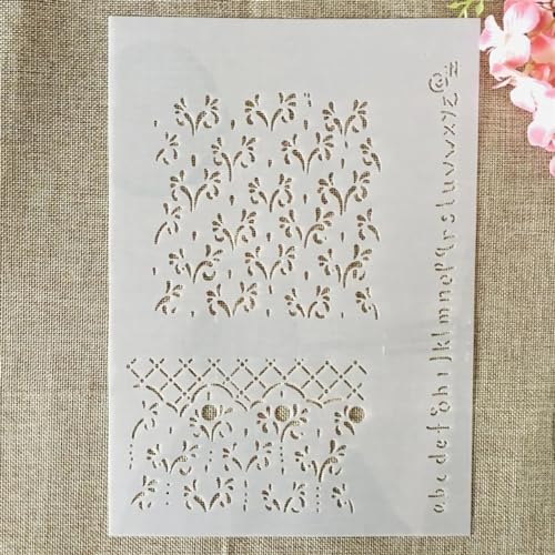 Schablonen zum Malen, A4, 29 cm, kleines Gras-Alphabet, wiederverwendbare Schablonen zum Basteln auf Holz, Wand, Stoff, Felsen, Leinwand, Möbel, DIY-Kunstprojekte Schablonen zum Malen, A4, 29 cm, kleines Gras-Alphabet, wiederverwendbare Schablonen zum Basteln auf Holz, Wand, Stoff, Felsen, Leinwand, Möbel, DIY-Kunstprojekte von DAOTUNGWDHUO