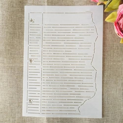 Schablonen zum Malen, A4, 29 cm, unregelmäßige Buchstaben, Kunstschablonen zum Basteln, wiederverwendbar, Schichtvorlagen-Set, Farbe auf Holz, Wand, Leinwand Schablonen zum Malen, A4, 29 cm, unregelmäßige Buchstaben, Kunstschablonen zum Basteln, wiederverwendbar, Schichtvorlagen-Set, Farbe auf Holz, Wand, Leinwand von DAOTUNGWDHUO