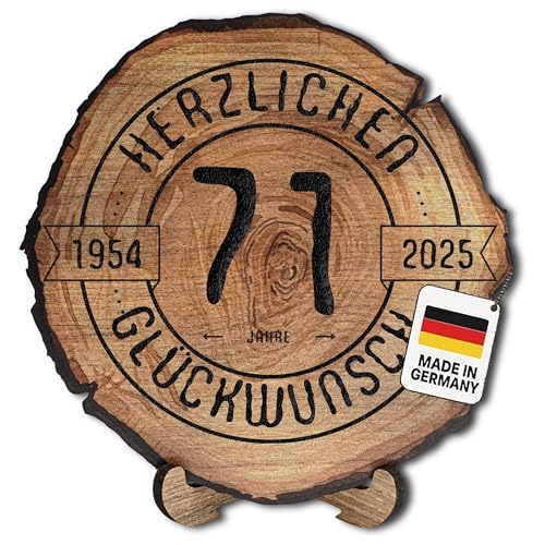 DARO Design – Baumscheibe mit Gravur für 71. Geburtstag – Geburtstags Geschenk aus Holz – Hochwertige Holz Geschenke mit Gravur ideal für Geburtstag – Dicke 6mm, Durchmesser 45cm – Made in Germany DARO Design – Baumscheibe mit Gravur für 71. Geburtstag – Geburtstags Geschenk aus Holz – Hochwertige Holz Geschenke mit Gravur ideal für Geburtstag – Dicke 6mm, Durchmesser 45cm – Made in Germany von DARO Design