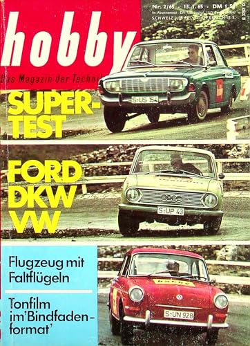 Hobby 02/1965 - Echte, historische Zeitschrift von 1965 - Personalisiertes Geschenk zum 60. Geburtstag für Männer - Original aus dem Jahr 1965 - Die Geschenkidee für den Mann Hobby 02/1965 - Echte, historische Zeitschrift von 1965 - Personalisiertes Geschenk zum 60. Geburtstag für Männer - Original aus dem Jahr 1965 - Die Geschenkidee für den Mann von DAS GEBURTSTAGSGESCHENK HISTORISCHE ZEITSCHRIFTEN