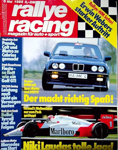 Rallye Racing 05/1985 - Echte, historische Zeitschrift von 1985 - Personalisiertes Geschenk zum 40. Geburtstag für Männer - Original aus dem Jahr 1985 - Die Geschenkidee für den Mann Rallye Racing 05/1985 - Echte, historische Zeitschrift von 1985 - Personalisiertes Geschenk zum 40. Geburtstag für Männer - Original aus dem Jahr 1985 - Die Geschenkidee für den Mann von DAS GEBURTSTAGSGESCHENK HISTORISCHE ZEITSCHRIFTEN