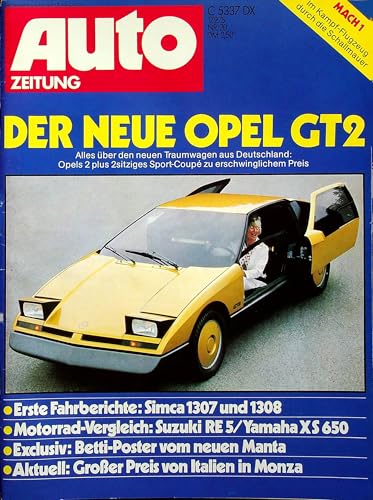Echte, historische Zeitschrift von 1975 - Garantiert 50 Jahre alt - Personalisiertes Geschenk 50. Geburtstag Mann - Original aus dem Jahr 1975 - Die Geschenkidee für Männer - Autozeitung 20/1975 von DAS GEBURTSTAGSGESCHENK HISTORISCHE ZEITSCHRIFTEN