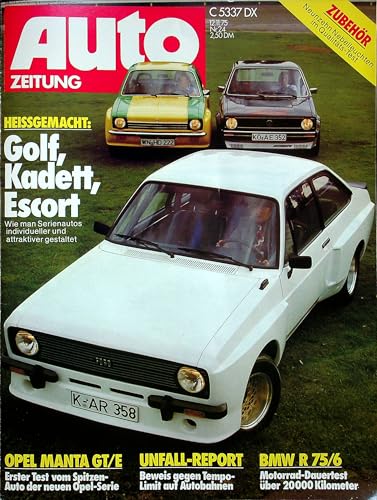 Echte, historische Zeitschrift von 1975 - Garantiert 50 Jahre alt - Personalisiertes Geschenk 50. Geburtstag Mann - Original aus dem Jahr 1975 - Die Geschenkidee für Männer - Autozeitung 24/1975 von DAS GEBURTSTAGSGESCHENK HISTORISCHE ZEITSCHRIFTEN