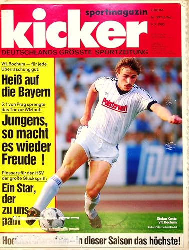 Echte, historische Zeitschrift von 1985 - Garantiert 40 Jahre alt - Personalisiertes Geschenk 40. Geburtstag Mann - Original aus dem Jahr 1985 - Die Geschenkidee für Männer - Kicker 38/1985 Echte, historische Zeitschrift von 1985 - Garantiert 40 Jahre alt - Personalisiertes Geschenk 40. Geburtstag Mann - Original aus dem Jahr 1985 - Die Geschenkidee für Männer - Kicker 38/1985 von DAS GEBURTSTAGSGESCHENK HISTORISCHE ZEITSCHRIFTEN