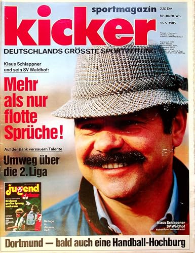 Echte, historische Zeitschrift von 1985 - Garantiert 40 Jahre alt - Personalisiertes Geschenk 40. Geburtstag Mann - Original aus dem Jahr 1985 - Die Geschenkidee für Männer - Kicker 40/1985 Echte, historische Zeitschrift von 1985 - Garantiert 40 Jahre alt - Personalisiertes Geschenk 40. Geburtstag Mann - Original aus dem Jahr 1985 - Die Geschenkidee für Männer - Kicker 40/1985 von DAS GEBURTSTAGSGESCHENK HISTORISCHE ZEITSCHRIFTEN