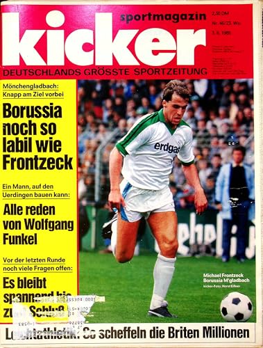 Echte, historische Zeitschrift von 1985 - Garantiert 40 Jahre alt - Personalisiertes Geschenk 40. Geburtstag Mann - Original aus dem Jahr 1985 - Die Geschenkidee für Männer - Kicker 46/1985 Echte, historische Zeitschrift von 1985 - Garantiert 40 Jahre alt - Personalisiertes Geschenk 40. Geburtstag Mann - Original aus dem Jahr 1985 - Die Geschenkidee für Männer - Kicker 46/1985 von DAS GEBURTSTAGSGESCHENK HISTORISCHE ZEITSCHRIFTEN