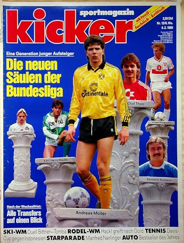 Echte, historische Zeitschrift von 1989 - Garantiert 36 Jahre alt - Personalisiertes Geschenk 36. Geburtstag Mann - Original aus dem Jahr 1989 - Die Geschenkidee für Männer - Kicker 12/1989 Echte, historische Zeitschrift von 1989 - Garantiert 36 Jahre alt - Personalisiertes Geschenk 36. Geburtstag Mann - Original aus dem Jahr 1989 - Die Geschenkidee für Männer - Kicker 12/1989 von DAS GEBURTSTAGSGESCHENK HISTORISCHE ZEITSCHRIFTEN
