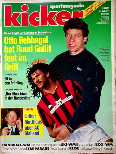 Echte, historische Zeitschrift von 1989 - Garantiert 36 Jahre alt - Personalisiertes Geschenk 36. Geburtstag Mann - Original aus dem Jahr 1989 - Die Geschenkidee für Männer - Kicker 18/1989 Echte, historische Zeitschrift von 1989 - Garantiert 36 Jahre alt - Personalisiertes Geschenk 36. Geburtstag Mann - Original aus dem Jahr 1989 - Die Geschenkidee für Männer - Kicker 18/1989 von DAS GEBURTSTAGSGESCHENK HISTORISCHE ZEITSCHRIFTEN