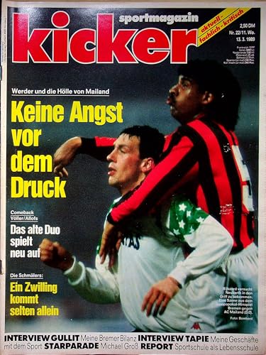 Echte, historische Zeitschrift von 1989 - Garantiert 36 Jahre alt - Personalisiertes Geschenk 36. Geburtstag Mann - Original aus dem Jahr 1989 - Die Geschenkidee für Männer - Kicker 22/1989 Echte, historische Zeitschrift von 1989 - Garantiert 36 Jahre alt - Personalisiertes Geschenk 36. Geburtstag Mann - Original aus dem Jahr 1989 - Die Geschenkidee für Männer - Kicker 22/1989 von DAS GEBURTSTAGSGESCHENK HISTORISCHE ZEITSCHRIFTEN