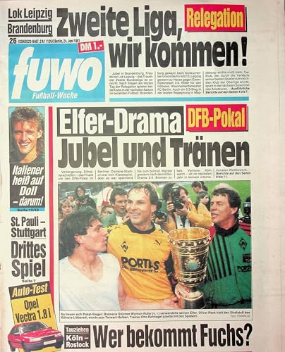 Echte, historische Zeitschrift von 1991 - Garantiert 34 Jahre alt - Personalisiertes Geschenk 34. Geburtstag Mann - Original aus dem Jahr 1991 - Die Geschenkidee für Männer - Fuwo 26/1991 Echte, historische Zeitschrift von 1991 - Garantiert 34 Jahre alt - Personalisiertes Geschenk 34. Geburtstag Mann - Original aus dem Jahr 1991 - Die Geschenkidee für Männer - Fuwo 26/1991 von DAS GEBURTSTAGSGESCHENK HISTORISCHE ZEITSCHRIFTEN