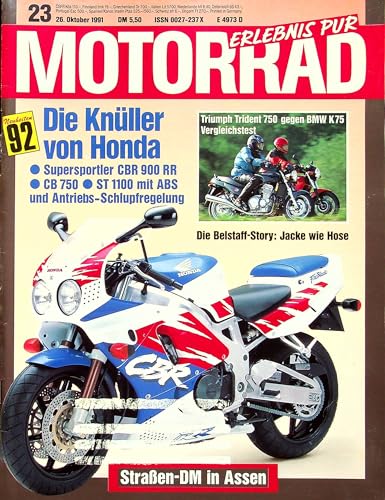 Echte, historische Zeitschrift von 1991 - Garantiert 34 Jahre alt - Personalisiertes Geschenk 34. Geburtstag Mann - Original aus dem Jahr 1991 - Die Geschenkidee für Männer - Motorrad 23/1991 Echte, historische Zeitschrift von 1991 - Garantiert 34 Jahre alt - Personalisiertes Geschenk 34. Geburtstag Mann - Original aus dem Jahr 1991 - Die Geschenkidee für Männer - Motorrad 23/1991 von DAS GEBURTSTAGSGESCHENK HISTORISCHE ZEITSCHRIFTEN