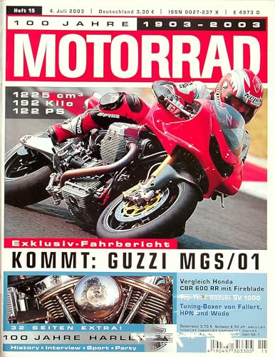 Echte, historische Zeitschrift von 2003 - Garantiert 22 Jahre alt - Personalisiertes Geschenk 22. Geburtstag Mann - Original aus dem Jahr 2003 - Die Geschenkidee für Männer - Motorrad 15/2003 Echte, historische Zeitschrift von 2003 - Garantiert 22 Jahre alt - Personalisiertes Geschenk 22. Geburtstag Mann - Original aus dem Jahr 2003 - Die Geschenkidee für Männer - Motorrad 15/2003 von DAS GEBURTSTAGSGESCHENK HISTORISCHE ZEITSCHRIFTEN