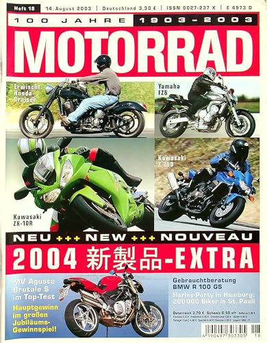 Echte, historische Zeitschrift von 2003 - Garantiert 22 Jahre alt - Personalisiertes Geschenk 22. Geburtstag Mann - Original aus dem Jahr 2003 - Die Geschenkidee für Männer - Motorrad 18/2003 Echte, historische Zeitschrift von 2003 - Garantiert 22 Jahre alt - Personalisiertes Geschenk 22. Geburtstag Mann - Original aus dem Jahr 2003 - Die Geschenkidee für Männer - Motorrad 18/2003 von DAS GEBURTSTAGSGESCHENK HISTORISCHE ZEITSCHRIFTEN