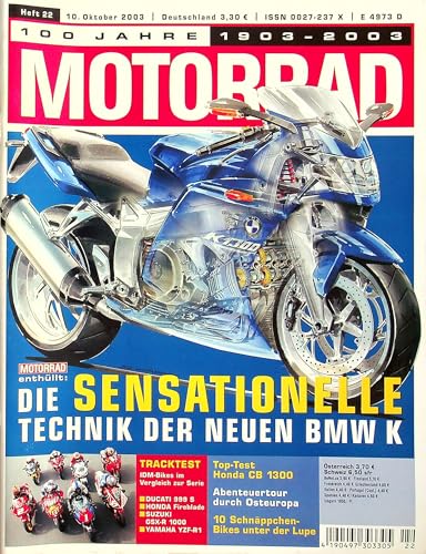 Echte, historische Zeitschrift von 2003 - Garantiert 22 Jahre alt - Personalisiertes Geschenk 22. Geburtstag Mann - Original aus dem Jahr 2003 - Die Geschenkidee für Männer - Motorrad 22/2003 Echte, historische Zeitschrift von 2003 - Garantiert 22 Jahre alt - Personalisiertes Geschenk 22. Geburtstag Mann - Original aus dem Jahr 2003 - Die Geschenkidee für Männer - Motorrad 22/2003 von DAS GEBURTSTAGSGESCHENK HISTORISCHE ZEITSCHRIFTEN