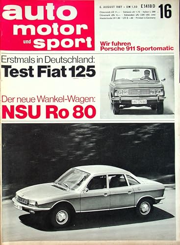 Echte, historische Zeitschrift von Anfang August 1967 - AMS 16/1967 - Personalisiertes Geschenk zum 58. Geburtstag für Männer - Original aus dem Jahr 1967 - Die Geschenkidee für Frau und Mann Echte, historische Zeitschrift von Anfang August 1967 - AMS 16/1967 - Personalisiertes Geschenk zum 58. Geburtstag für Männer - Original aus dem Jahr 1967 - Die Geschenkidee für Frau und Mann von DAS GEBURTSTAGSGESCHENK HISTORISCHE ZEITSCHRIFTEN