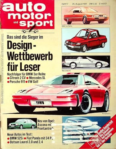 Echte, historische Zeitschrift von Anfang August 1981 - AMS 17/1981 - Personalisiertes Geschenk zum 44. Geburtstag für Männer - Original aus dem Jahr 1981 - Die Geschenkidee für Frau und Mann Echte, historische Zeitschrift von Anfang August 1981 - AMS 17/1981 - Personalisiertes Geschenk zum 44. Geburtstag für Männer - Original aus dem Jahr 1981 - Die Geschenkidee für Frau und Mann von DAS GEBURTSTAGSGESCHENK HISTORISCHE ZEITSCHRIFTEN