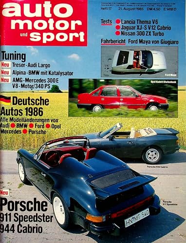 Echte, historische Zeitschrift von Anfang August 1985 - AMS 17/1985 - Personalisiertes Geschenk zum 40. Geburtstag für Männer - Original aus dem Jahr 1985 - Die Geschenkidee für Frau und Mann Echte, historische Zeitschrift von Anfang August 1985 - AMS 17/1985 - Personalisiertes Geschenk zum 40. Geburtstag für Männer - Original aus dem Jahr 1985 - Die Geschenkidee für Frau und Mann von DAS GEBURTSTAGSGESCHENK HISTORISCHE ZEITSCHRIFTEN