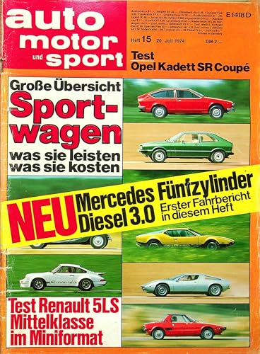 Echte, historische Zeitschrift von Anfang Juli 1974 - AMS 15/1974 - Personalisiertes Geschenk zum 51. Geburtstag für Männer - Original aus dem Jahr 1974 - Die Geschenkidee für Frau und Mann Echte, historische Zeitschrift von Anfang Juli 1974 - AMS 15/1974 - Personalisiertes Geschenk zum 51. Geburtstag für Männer - Original aus dem Jahr 1974 - Die Geschenkidee für Frau und Mann von DAS GEBURTSTAGSGESCHENK HISTORISCHE ZEITSCHRIFTEN