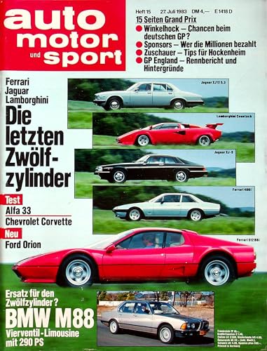 Echte, historische Zeitschrift von Anfang Juli 1983 - AMS 15/1983 - Personalisiertes Geschenk zum 42. Geburtstag für Männer - Original aus dem Jahr 1983 - Die Geschenkidee für Frau und Mann Echte, historische Zeitschrift von Anfang Juli 1983 - AMS 15/1983 - Personalisiertes Geschenk zum 42. Geburtstag für Männer - Original aus dem Jahr 1983 - Die Geschenkidee für Frau und Mann von DAS GEBURTSTAGSGESCHENK HISTORISCHE ZEITSCHRIFTEN