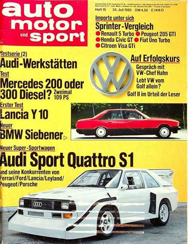 Echte, historische Zeitschrift von Anfang Juli 1985 - AMS 15/1985 - Personalisiertes Geschenk zum 40. Geburtstag für Männer - Original aus dem Jahr 1985 - Die Geschenkidee für Frau und Mann Echte, historische Zeitschrift von Anfang Juli 1985 - AMS 15/1985 - Personalisiertes Geschenk zum 40. Geburtstag für Männer - Original aus dem Jahr 1985 - Die Geschenkidee für Frau und Mann von DAS GEBURTSTAGSGESCHENK HISTORISCHE ZEITSCHRIFTEN