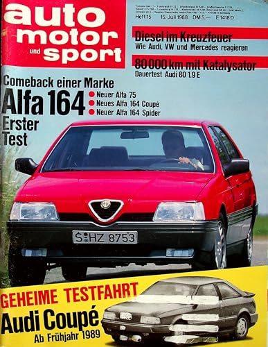 Echte, historische Zeitschrift von Anfang Juli 1988 - AMS 15/1988 - Personalisiertes Geschenk zum 37. Geburtstag für Männer - Original aus dem Jahr 1988 - Die Geschenkidee für Frau und Mann Echte, historische Zeitschrift von Anfang Juli 1988 - AMS 15/1988 - Personalisiertes Geschenk zum 37. Geburtstag für Männer - Original aus dem Jahr 1988 - Die Geschenkidee für Frau und Mann von DAS GEBURTSTAGSGESCHENK HISTORISCHE ZEITSCHRIFTEN
