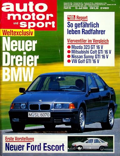 Echte, historische Zeitschrift von Anfang Juli 1990 - AMS 15/1990 - Personalisiertes Geschenk zum 35. Geburtstag für Männer - Original aus dem Jahr 1990 - Die Geschenkidee für Frau und Mann Echte, historische Zeitschrift von Anfang Juli 1990 - AMS 15/1990 - Personalisiertes Geschenk zum 35. Geburtstag für Männer - Original aus dem Jahr 1990 - Die Geschenkidee für Frau und Mann von DAS GEBURTSTAGSGESCHENK HISTORISCHE ZEITSCHRIFTEN