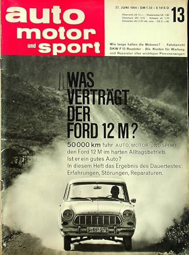 Echte, historische Zeitschrift von Anfang Juni 1964 - AMS 13/1964 - Personalisiertes Geschenk zum 61. Geburtstag für Männer - Original aus dem Jahr 1964 - Die Geschenkidee für Frau und Mann Echte, historische Zeitschrift von Anfang Juni 1964 - AMS 13/1964 - Personalisiertes Geschenk zum 61. Geburtstag für Männer - Original aus dem Jahr 1964 - Die Geschenkidee für Frau und Mann von DAS GEBURTSTAGSGESCHENK HISTORISCHE ZEITSCHRIFTEN