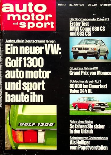 Echte, historische Zeitschrift von Anfang Juni 1976 - AMS 13/1976 - Personalisiertes Geschenk zum 49. Geburtstag für Männer - Original aus dem Jahr 1976 - Die Geschenkidee für Frau und Mann Echte, historische Zeitschrift von Anfang Juni 1976 - AMS 13/1976 - Personalisiertes Geschenk zum 49. Geburtstag für Männer - Original aus dem Jahr 1976 - Die Geschenkidee für Frau und Mann von DAS GEBURTSTAGSGESCHENK HISTORISCHE ZEITSCHRIFTEN