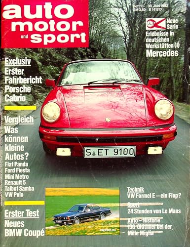 Echte, historische Zeitschrift von Anfang Juni 1982 - AMS 13/1982 - Personalisiertes Geschenk zum 43. Geburtstag für Männer - Original aus dem Jahr 1982 - Die Geschenkidee für Frau und Mann Echte, historische Zeitschrift von Anfang Juni 1982 - AMS 13/1982 - Personalisiertes Geschenk zum 43. Geburtstag für Männer - Original aus dem Jahr 1982 - Die Geschenkidee für Frau und Mann von DAS GEBURTSTAGSGESCHENK HISTORISCHE ZEITSCHRIFTEN
