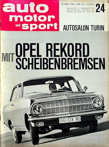 Echte, historische Zeitschrift von Anfang November 1963 - AMS 24/1963 - Personalisiertes Geschenk zum 62. Geburtstag für Männer - Original aus dem Jahr 1963 - Die Geschenkidee für Frau und Mann Echte, historische Zeitschrift von Anfang November 1963 - AMS 24/1963 - Personalisiertes Geschenk zum 62. Geburtstag für Männer - Original aus dem Jahr 1963 - Die Geschenkidee für Frau und Mann von DAS GEBURTSTAGSGESCHENK HISTORISCHE ZEITSCHRIFTEN