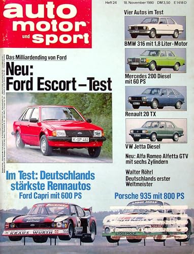 Echte, historische Zeitschrift von Anfang November 1980 - AMS 24/1980 - Personalisiertes Geschenk zum 45. Geburtstag für Männer - Original aus dem Jahr 1980 - Die Geschenkidee für Frau und Mann Echte, historische Zeitschrift von Anfang November 1980 - AMS 24/1980 - Personalisiertes Geschenk zum 45. Geburtstag für Männer - Original aus dem Jahr 1980 - Die Geschenkidee für Frau und Mann von DAS GEBURTSTAGSGESCHENK HISTORISCHE ZEITSCHRIFTEN