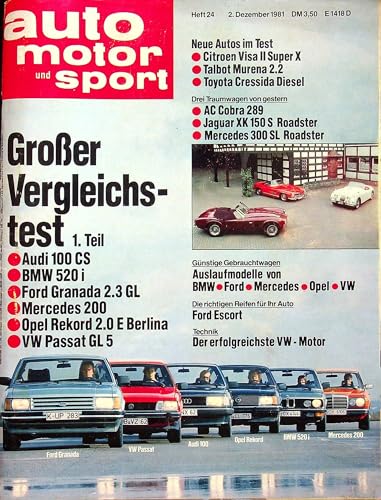 Echte, historische Zeitschrift von Anfang November 1981 - AMS 24/1981 - Personalisiertes Geschenk zum 44. Geburtstag für Männer - Original aus dem Jahr 1981 - Die Geschenkidee für Frau und Mann Echte, historische Zeitschrift von Anfang November 1981 - AMS 24/1981 - Personalisiertes Geschenk zum 44. Geburtstag für Männer - Original aus dem Jahr 1981 - Die Geschenkidee für Frau und Mann von DAS GEBURTSTAGSGESCHENK HISTORISCHE ZEITSCHRIFTEN
