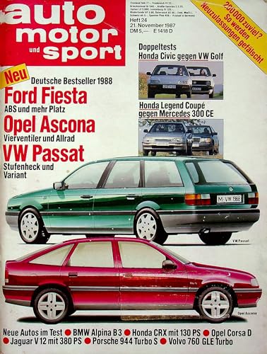 Echte, historische Zeitschrift von Anfang November 1987 - AMS 24/1987 - Personalisiertes Geschenk zum 38. Geburtstag für Männer - Original aus dem Jahr 1987 - Die Geschenkidee für Frau und Mann Echte, historische Zeitschrift von Anfang November 1987 - AMS 24/1987 - Personalisiertes Geschenk zum 38. Geburtstag für Männer - Original aus dem Jahr 1987 - Die Geschenkidee für Frau und Mann von DAS GEBURTSTAGSGESCHENK HISTORISCHE ZEITSCHRIFTEN
