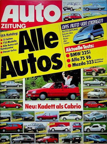 Echte, historische Zeitschrift von Anfang September 1985 - Autozeitung 19/1985 - Personalisiertes Geschenk zum 40. Geburtstag für Männer - Original aus 1985 - Die Geschenkidee für Frau und Mann Echte, historische Zeitschrift von Anfang September 1985 - Autozeitung 19/1985 - Personalisiertes Geschenk zum 40. Geburtstag für Männer - Original aus 1985 - Die Geschenkidee für Frau und Mann von DAS GEBURTSTAGSGESCHENK HISTORISCHE ZEITSCHRIFTEN
