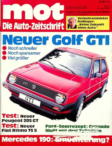 Echte, historische Zeitschrift von Ende Juni 1983 - MOT 13/1983 - Personalisiertes Geschenk zum 42. Geburtstag für Männer - Original aus dem Jahr 1983 - Die Geschenkidee für Frau und Mann Echte, historische Zeitschrift von Ende Juni 1983 - MOT 13/1983 - Personalisiertes Geschenk zum 42. Geburtstag für Männer - Original aus dem Jahr 1983 - Die Geschenkidee für Frau und Mann von DAS GEBURTSTAGSGESCHENK HISTORISCHE ZEITSCHRIFTEN