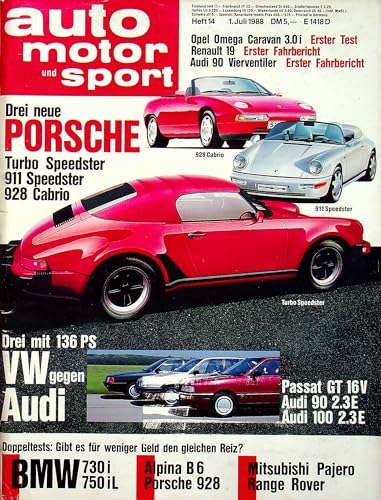 Echte, historische Zeitschrift von Ende Juni 1988 - AMS 14/1988 - Personalisiertes Geschenk zum 37. Geburtstag für Männer - Original aus dem Jahr 1988 - Die Geschenkidee für Frau und Mann Echte, historische Zeitschrift von Ende Juni 1988 - AMS 14/1988 - Personalisiertes Geschenk zum 37. Geburtstag für Männer - Original aus dem Jahr 1988 - Die Geschenkidee für Frau und Mann von DAS GEBURTSTAGSGESCHENK HISTORISCHE ZEITSCHRIFTEN