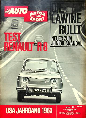 Echte, historische Zeitschrift von Ende Oktober 1962 - AMS 23/1962 - Personalisiertes Geschenk zum 63. Geburtstag für Männer - Original aus dem Jahr 1962 - Die Geschenkidee für Frau und Mann von DAS GEBURTSTAGSGESCHENK HISTORISCHE ZEITSCHRIFTEN