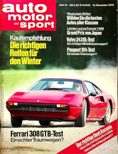 Echte, historische Zeitschrift von Ende Oktober 1976 - AMS 23/1976 - Personalisiertes Geschenk zum 49. Geburtstag für Männer - Original aus dem Jahr 1976 - Die Geschenkidee für Frau und Mann Echte, historische Zeitschrift von Ende Oktober 1976 - AMS 23/1976 - Personalisiertes Geschenk zum 49. Geburtstag für Männer - Original aus dem Jahr 1976 - Die Geschenkidee für Frau und Mann von DAS GEBURTSTAGSGESCHENK HISTORISCHE ZEITSCHRIFTEN
