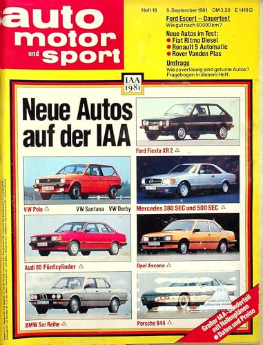 Echte, historische Zeitschrift von Mitte August 1981 - AMS 18/1981 - Personalisiertes Geschenk zum 44. Geburtstag für Männer - Original aus dem Jahr 1981 - Die Geschenkidee für Frau und Mann Echte, historische Zeitschrift von Mitte August 1981 - AMS 18/1981 - Personalisiertes Geschenk zum 44. Geburtstag für Männer - Original aus dem Jahr 1981 - Die Geschenkidee für Frau und Mann von DAS GEBURTSTAGSGESCHENK HISTORISCHE ZEITSCHRIFTEN