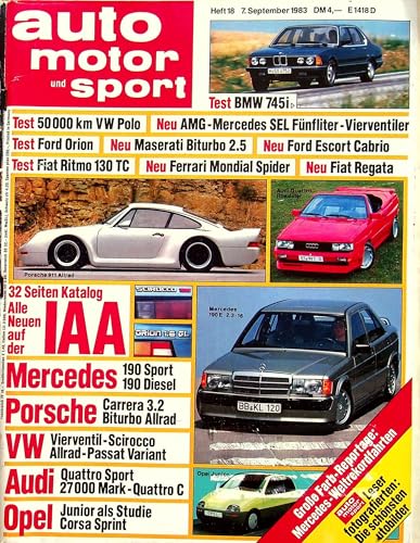 Echte, historische Zeitschrift von Mitte August 1983 - AMS 18/1983 - Personalisiertes Geschenk zum 42. Geburtstag für Männer - Original aus dem Jahr 1983 - Die Geschenkidee für Frau und Mann Echte, historische Zeitschrift von Mitte August 1983 - AMS 18/1983 - Personalisiertes Geschenk zum 42. Geburtstag für Männer - Original aus dem Jahr 1983 - Die Geschenkidee für Frau und Mann von DAS GEBURTSTAGSGESCHENK HISTORISCHE ZEITSCHRIFTEN