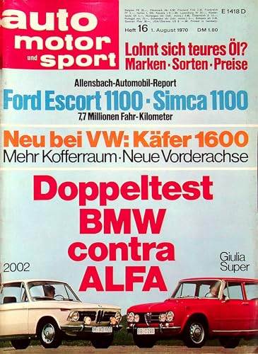 Echte, historische Zeitschrift von Mitte Juli 1970 - AMS 16/1970 - Personalisiertes Geschenk zum 55. Geburtstag für Männer - Original aus dem Jahr 1970 - Die Geschenkidee für Frau und Mann Echte, historische Zeitschrift von Mitte Juli 1970 - AMS 16/1970 - Personalisiertes Geschenk zum 55. Geburtstag für Männer - Original aus dem Jahr 1970 - Die Geschenkidee für Frau und Mann von DAS GEBURTSTAGSGESCHENK HISTORISCHE ZEITSCHRIFTEN