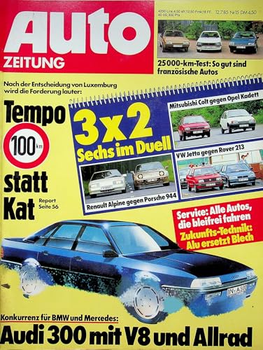 Echte, historische Zeitschrift von Mitte Juli 1985 - Autozeitung 15/1985 - Personalisiertes Geschenk zum 40. Geburtstag für Männer - Original aus 1985 - Die Geschenkidee für Frau und Mann Echte, historische Zeitschrift von Mitte Juli 1985 - Autozeitung 15/1985 - Personalisiertes Geschenk zum 40. Geburtstag für Männer - Original aus 1985 - Die Geschenkidee für Frau und Mann von DAS GEBURTSTAGSGESCHENK HISTORISCHE ZEITSCHRIFTEN