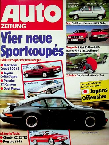 Echte, historische Zeitschrift von Mitte November 1985 - Autozeitung 24/1985 - Personalisiertes Geschenk zum 40. Geburtstag für Männer - Original aus 1985 - Die Geschenkidee für Frau und Mann Echte, historische Zeitschrift von Mitte November 1985 - Autozeitung 24/1985 - Personalisiertes Geschenk zum 40. Geburtstag für Männer - Original aus 1985 - Die Geschenkidee für Frau und Mann von DAS GEBURTSTAGSGESCHENK HISTORISCHE ZEITSCHRIFTEN