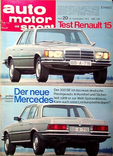 Echte, historische Zeitschrift von Mitte September 1972 - AMS 20/1972 - Personalisiertes Geschenk zum 53. Geburtstag für Männer - Original aus dem Jahr 1972 - Die Geschenkidee für Frau und Mann Echte, historische Zeitschrift von Mitte September 1972 - AMS 20/1972 - Personalisiertes Geschenk zum 53. Geburtstag für Männer - Original aus dem Jahr 1972 - Die Geschenkidee für Frau und Mann von DAS GEBURTSTAGSGESCHENK HISTORISCHE ZEITSCHRIFTEN