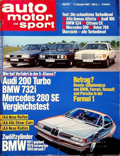 Echte, historische Zeitschrift von Mitte September 1983 - AMS 20/1983 - Personalisiertes Geschenk zum 42. Geburtstag für Männer - Original aus dem Jahr 1983 - Die Geschenkidee für Frau und Mann Echte, historische Zeitschrift von Mitte September 1983 - AMS 20/1983 - Personalisiertes Geschenk zum 42. Geburtstag für Männer - Original aus dem Jahr 1983 - Die Geschenkidee für Frau und Mann von DAS GEBURTSTAGSGESCHENK HISTORISCHE ZEITSCHRIFTEN